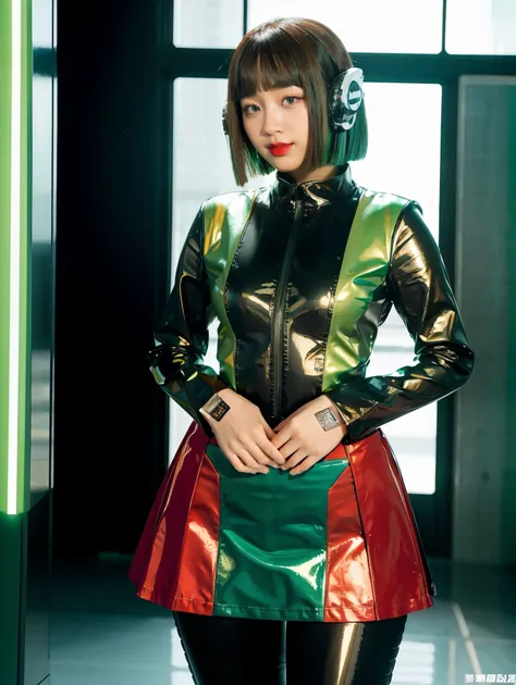 (extremely detailed cg), (best quality), 1girl,solo perfect face, shiny skin, lustrous skin, wide hips, narrow waist, kamen ride...