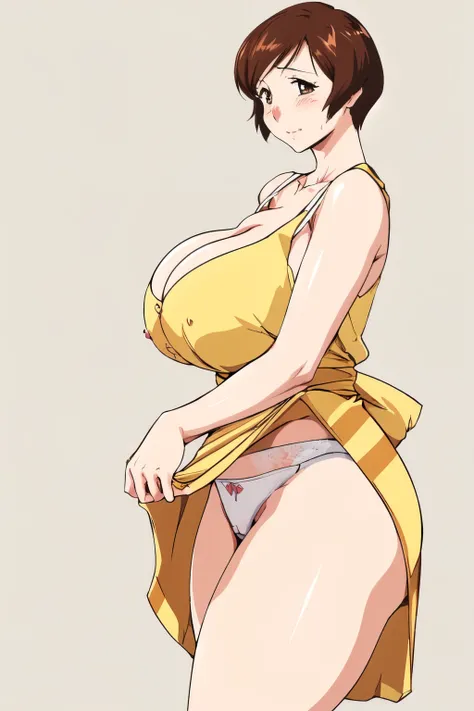 masterpiece, highest quality, High resolution, One girl, alone, sexual intercourse, Pornographic images, short hair, etsukoto, Brown eyes, fine grain, fine grain, (((Thick thighs, Plump thighs, Voluptuous thighs, Thighs alone are enough))), Huge and ample ...