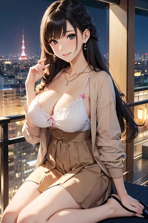 highest quality、High resolution、Detailed Background、(Beautiful face in every detail:1.4)、Anatomically correct、(Detailed facial expressions)、(Detailed eyes:1.2)、Teenage beauty、(Highly detailed face:1.4)、(Huge breasts:1.3)、Cute hair colour、Braided long hair、...