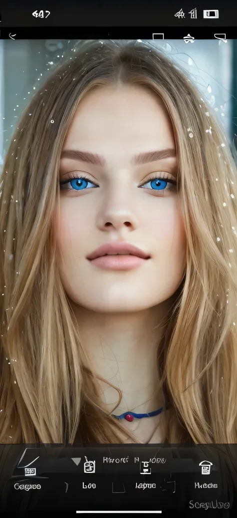 A photorealistic portrait of a 24 year-old beautiful Russian  girl. A very beautiful russian girl with striking blue eyes. Very smooth skin. Extremely beautiful face. detailed textures, high quality, high resolution, high Accuracy, realism, color correctio...