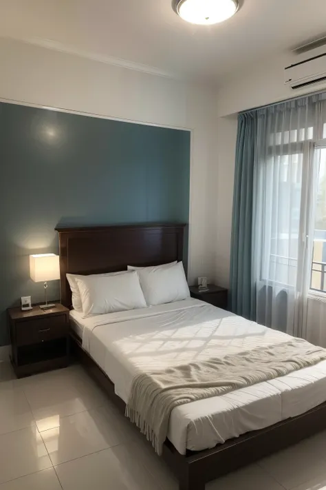 Quarto de luxo de casal moderno 