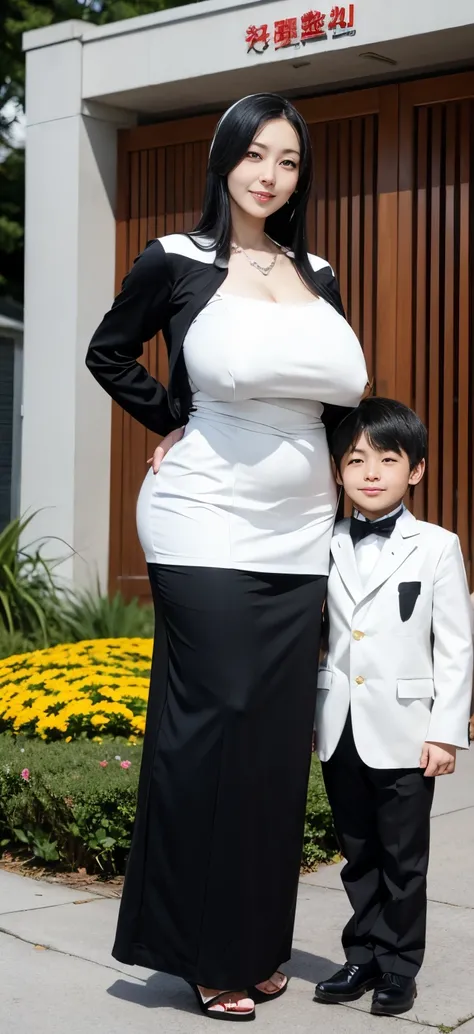 mother and 1 man、2 parents and children(Mother and her high school student son)Photo of、The most beautiful and pure mother in Japan((A 39-year-old beautiful mature woman whose face is modest and plain, but her body is the most erotic.))and cute son(high sc...