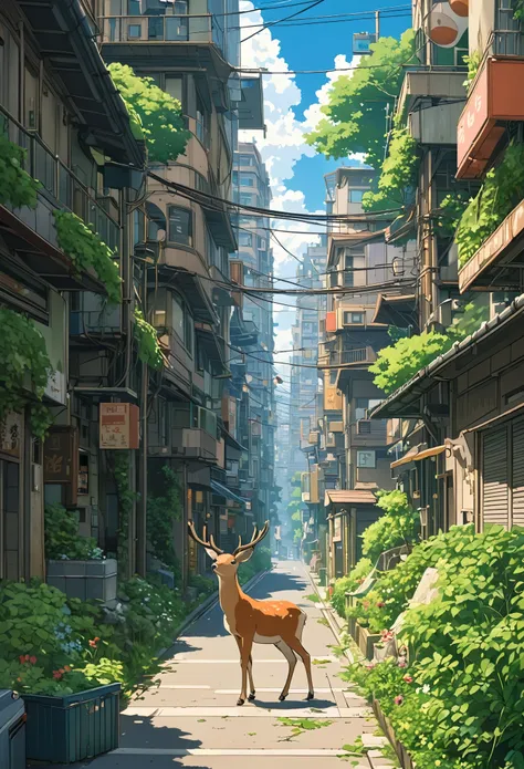 ((only background)), ((anime:1.4,illustration)),(masterpiece, top quality, best quality),(ultra-detailed, absolutely resolution),((16k, high res)).(reflect),
BREAK {(anime movie by Studio Ghibli Style: 1.5)}
BREAK {detailed illustration of a post-apocalypt...