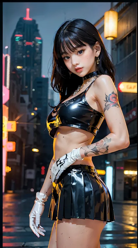 ((masterpiece:1.4)、(top-quality:1.4)、(reallistic:1.7))、masuter piece:1.4、(Top-of-the-line rendering:1.4)、(Female SWAT member of the 73rd Division of the Space Federation:1.4)、Super Beautiful Investigator、(hold a gun:1.2)、Body Fit Sexy Uniform、(Glossy luxu...