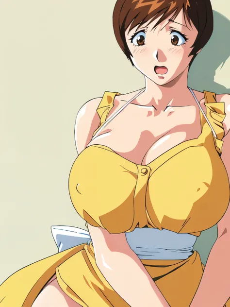 masterpiece, highest quality, High resolution, One girl, alone, sexual intercourse, Pornographic images, short hair, etsukoto, Brown eyes, fine grain, fine grain, (((Thick thighs, Plump thighs, Voluptuous thighs, Thighs alone are enough))), Huge and ample ...