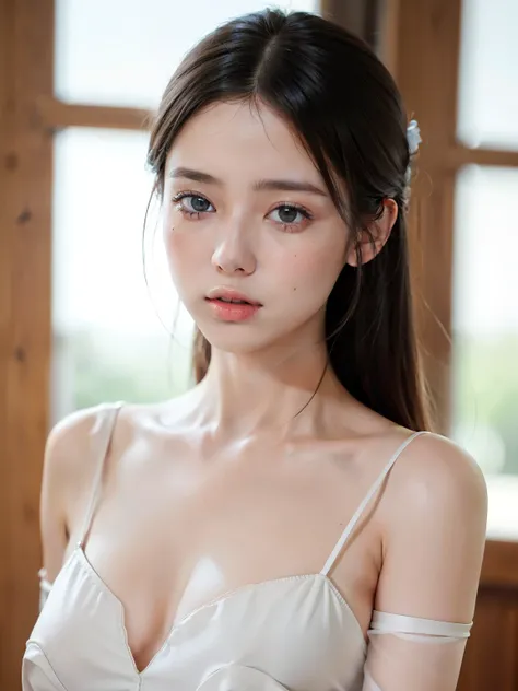 （RAW photos： 1.2）， （realistically： 1.4）， Beautiful and delicate girl， Very detailed eyes and face， Beautiful and delicate eyes， absurd， Unbelievably ridiculous， Huge file size， Super detailed， HD， The content is very detailed， Best quality， masterpiece， （（...