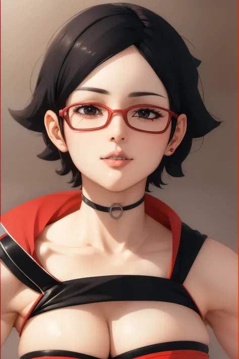 ((a melhor qualidade)), ((obra-prima)), (detalhado), rosto perfeito, sexy, atraente, ((4k)), peitos grandes, sarada uchiha