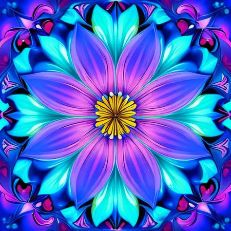 a flower with swirls and a blue background, glowing delicate flower, beautiful!!! digital art, gorgeous digital art, beautiful gorgeous digital art, very beautiful digital art, lily flower, beautiful color art!, beautiful digital art, by Marie Bashkirtseff...