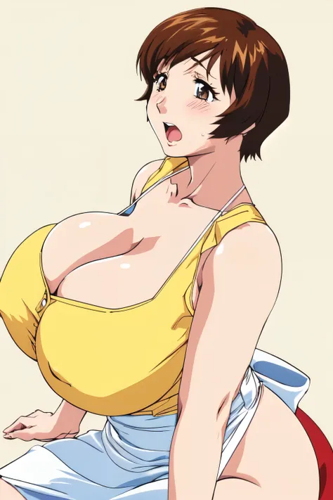 masterpiece, highest quality, High resolution, One girl, alone, sexual intercourse, Pornographic images, short hair, etsukoto, Brown eyes, fine grain, fine grain, (((Thick thighs, Plump thighs, Voluptuous thighs, Thighs alone are enough))), Huge and ample ...