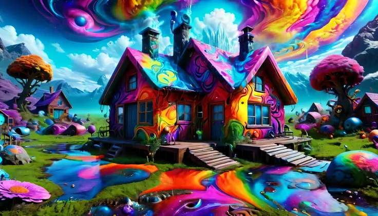 Create a vibrant and 4k logo for a YouTube music channel featuring a variety of genres including Psychedelic Trance, Sleeping Ambient, Love Songs, Blues Bass Space-Rock, House, and Deep House. The logo should prominently feature the letters "D B Z" and "D ...