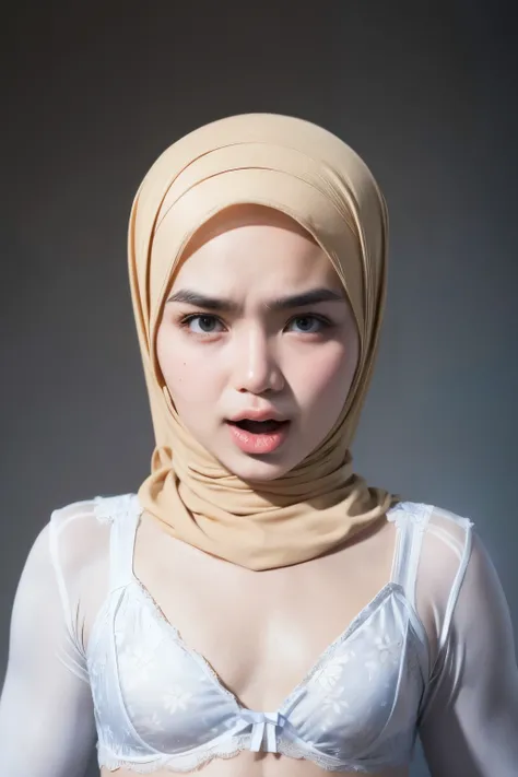 ((chapped lips)), ((my very angry face)), ((open mouth)), Bodybuilder Naked, (((HIJAB MALAY GIRL))), masutepiece, High quality, UHD 32K, Realistic face, Realistic skin feeling , A Japanese Lady, 8 years old, , Very cute and baby-like face, (((FLAT CHEST)))...