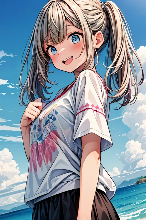 (((masterpiece))), (Highest quality), (Super detailed), (very_expensive_solve), (big_file size), (Full Color), One Kemomiko Girl, Beautiful pink and white two-tone hair, Big and beautiful eyes, Blue Eyes, (The best smile),  (smile: 1.1), (Open your mouth: ...