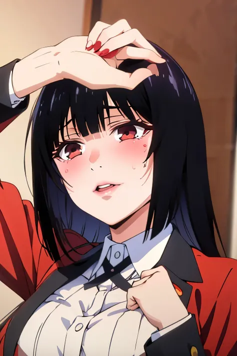 Yumeko Jabami crying