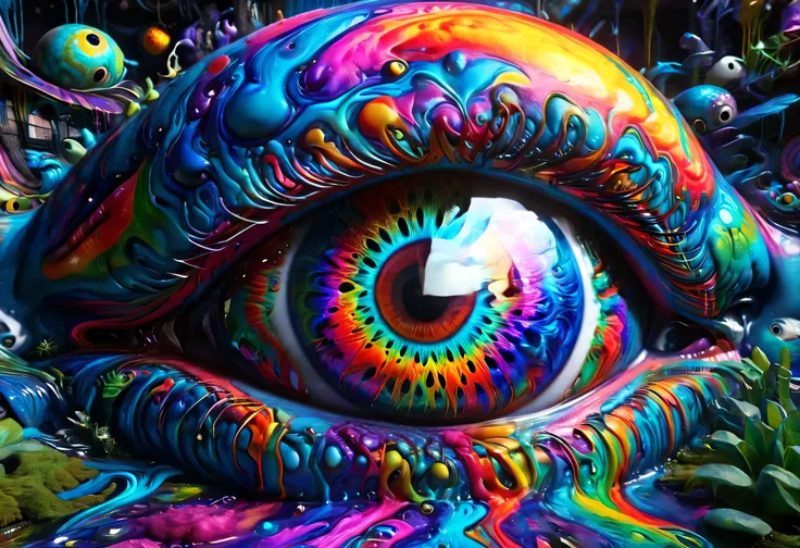 create a vibrant and eye-catching logo for a youtube music channel featuring a variety of genres including psychedelic trance, s...