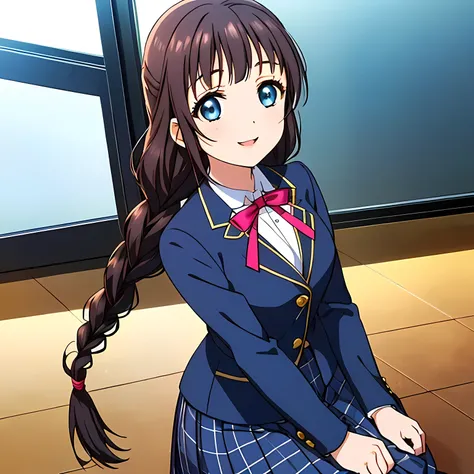 (highest quality, masterpiece:1.2), highest quality, High resolution, 1080p, 8K, Height: 158cm, ((High-definition game CG)), ((Like a beautiful girl dreaming of a game heroine、A very intelligent, very noble, pretty and pure beautiful girl.、With the best sm...