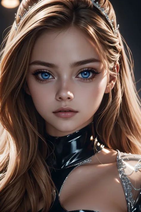 Josephine Langford, wearing princess latex sexy clothes transparent. professionally retouched, soft lighting, realistic, smooth face, perfect eyes, sharp focus on eyes, 8 k, high definition, insanely detailed, intricate, elegant. in a Playboy background.