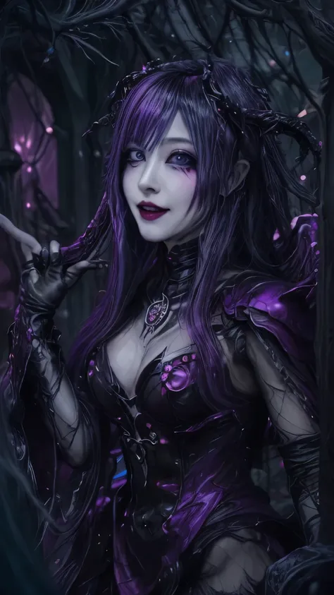 esoteric arachnids lady, spider queen elise, league of legends, esoteric arachnids, combat stance, ( body formed from metallic m...