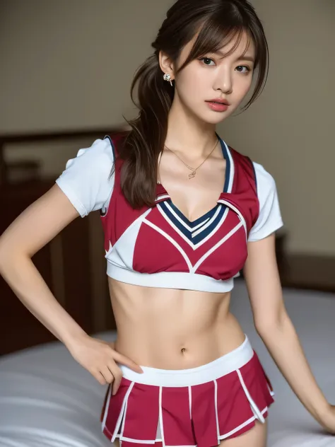 ((Immersive Photography, Sex Photo, Take a full body photo:1.4)),
(Cute girls in cheerleading uniforms:1.8),
(No bra, The shape of the nipples is visible,Beautiful thighs,Ultra-detailed skin,Small pores in the skin:1.2),

((Her body is incredibly beautiful...