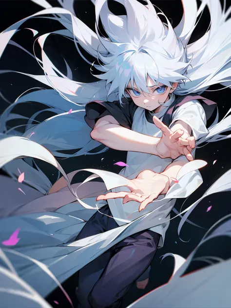 Killua with long hair