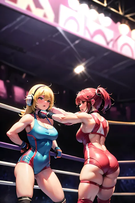 Wrestling knockout girls