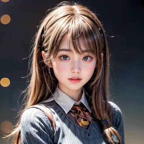 NSFW, 8k, High-level, absurd, masterpiece, best quality, primitive, very detailed CG, very detailed wallpaper, perfect lighting, Extremely detailed (((The personifying " ハリー・ポッター " as a Little Girl))), MysticSight, Tyndall effect, Tyndall scattering, Studi...