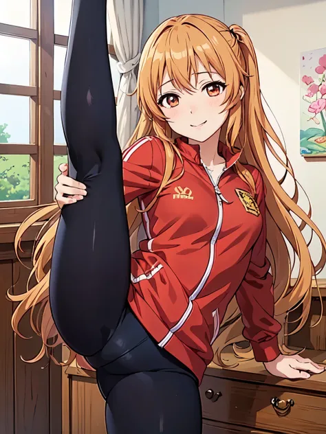 (Moe、Moe:1.15)、Anime illustration style、Very detailed、konoe、Standing、School、uniform、Gym suit、smile、Kick、Lift your legs、Closed Mouth、One Girl,Absolute reference to the center、4K,8K、Jersey、sweat、 Perfect lighting, Extremely detailed CG、High resolution、超High ...