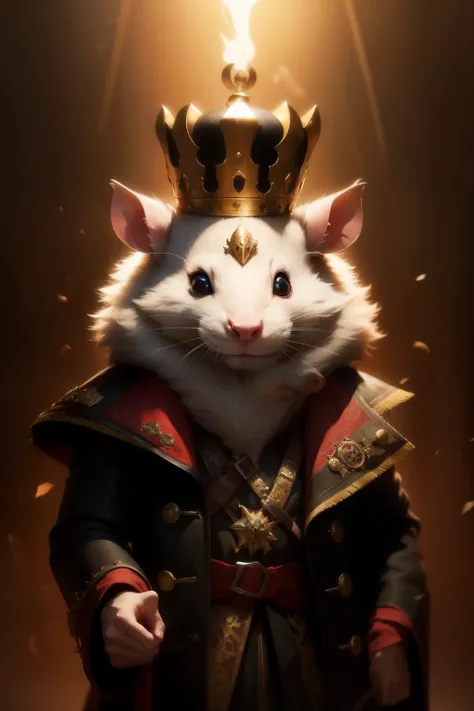 crowned rat king