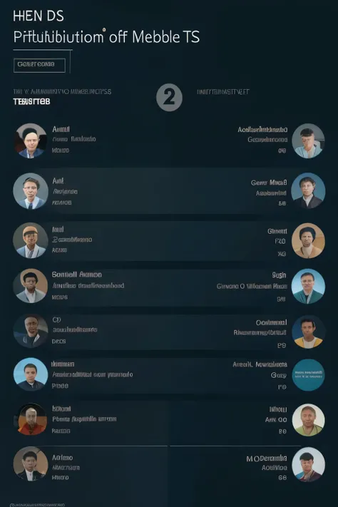 Chart showing the distribution of tokens among members of a DAO]