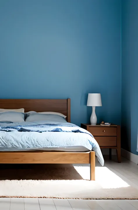 natural,Bedroom,Asahi,No model,Blue Gray Wallpaper