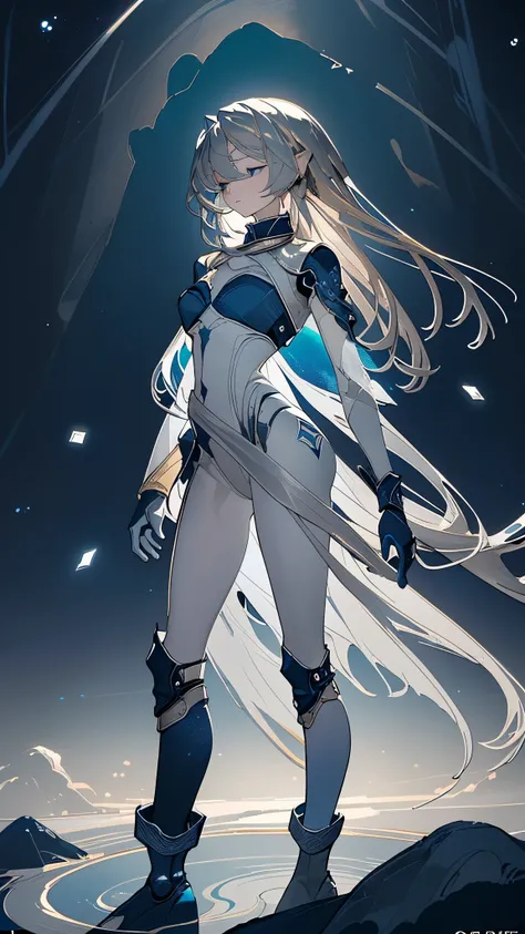  ((((anno tres, la mas superior, ultra alta resoluciónn))), 1girl, standing, (((doll neck, doll elbows, ((doll joints:1.1, action figure limbs:1.1, segmented body))), [transparent body], (((segmented waist)), ((doll waist)), (long silver hair, silver hair ...