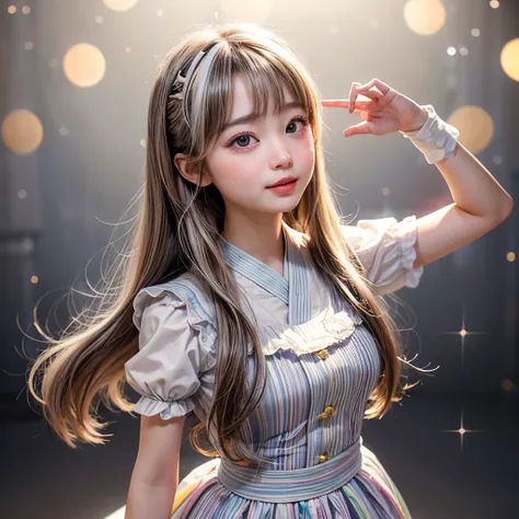 NSFW, 8k, High-level, absurd, masterpiece, best quality, primitive, very detailed CG, very detailed wallpaper, perfect lighting, Extremely detailed (((The personifying " Peko-chan Fujiya " as a Little Girl))), MysticSight, Tyndall effect, Tyndall scatterin...