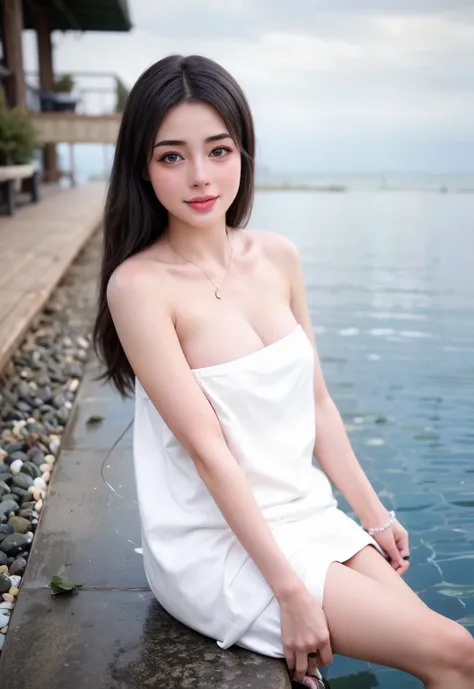 ((Best quality, 8k, Masterpiece :1.3)), Sharp focus :1.2, A pretty girl 24 years old with perfect figure :1.4, Slender abs :1.3, Raw photography、超A high resolution, full body, Ultra High Definition, (Photorealistic:1.4), Detailed Photo, Smiling, Sexy, Faci...