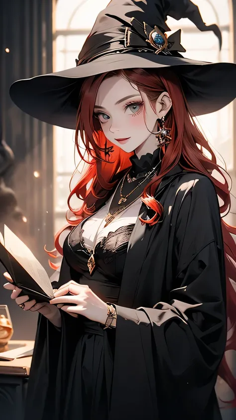 witch, Roleplaying, magician, magic, Redhead woman