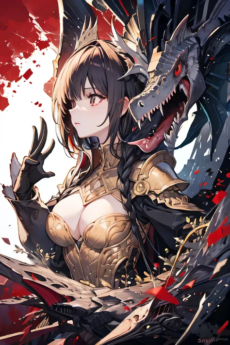 Tyrannosaurus,Personification,beautiful girl