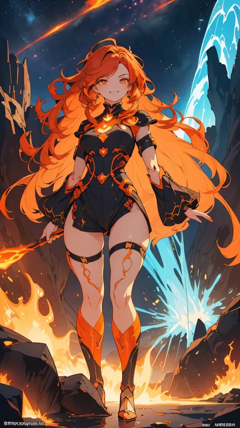 name: fyria sparkheart
element: flamara
description: a fiery and passionate sorceress, wielding the power of magma and lava. wit...