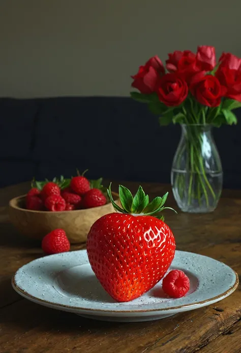 strawberry, 4k, uhd, masterpiece