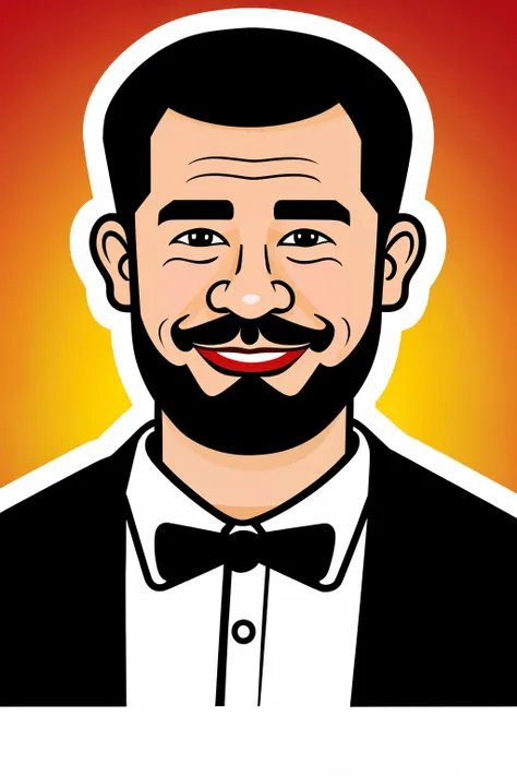 Caricature image of an evangelical pastor 