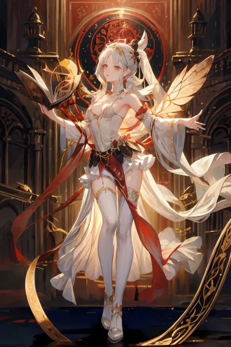  ((best quality)), ((masterpiece)), (detailed), 1girl, Character design, NSFW, scholarly  female, scholar, female scholar, educator, teacher, fortune teller, palm reader, astrology, astrological symbolism, star reading, celestrial theme, heavens, heavens a...