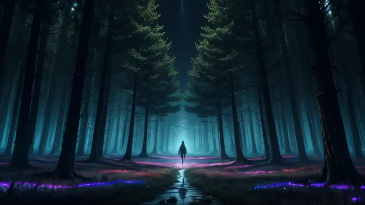 ext: "In a world where connection and coexistence are highly valued, its ironic that many people often find themselves enveloped in loneliness and isolation."
Visual: Create a highly detailed 8k painting in a psychedelic and mystical style, something dark ...