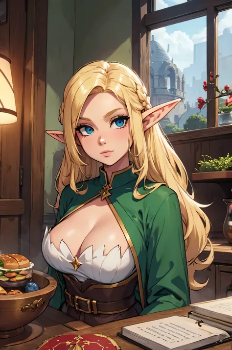 Elf, blonde hair, Unique, unique,