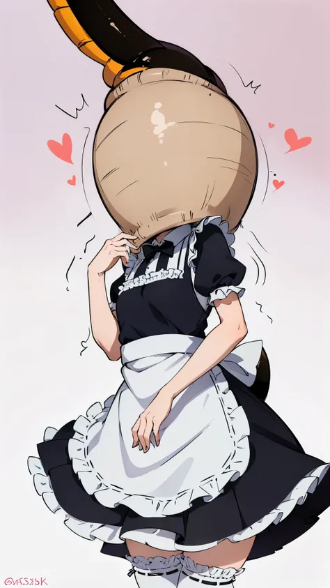 1girl, cute, innocent, sweet, shy, maid, maid outfit with frills, absurdres, high res, ultrasharp, 8k, masterpiece, (cell vore),...