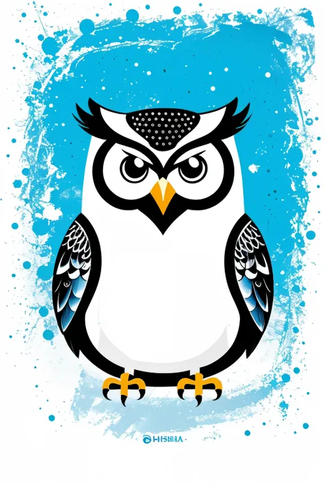 ((Best Quality)) ((cell phone)) ((visionary design)) cell phone parte trasera diseño haciendo contraste de colores blanco, abstract owl design, with texture that means that when you take it you feel