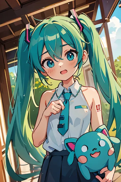 Ooh-ee-ooh
Ooh-ee-ooh
Ooh-ee-ooh
Ooh-ee-ooh
Miku, Miku, you can call me Miku
Blue hair, blue tie, hiding in your Wi-Fi
Open secrets, anyone can find me
Hear your music running through my mind
Im thinking Miku, Miku (ooh-ee-ooh)
Im thinking Miku, Miku (ooh-...