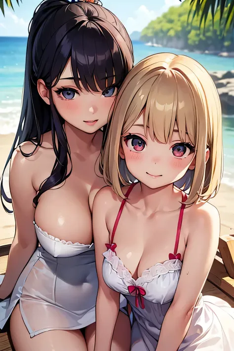 Highest quality、High resolution、Detailed Background、(Beautiful face in every detail:1.4)、Anatomically correct、Hide your fingers、(Detailed facial expressions)、(Detailed eyes:1.2)、Beautiful women in their 20s、(Highly detailed face:1.4)、(Huge breasts:1.2)、Cut...