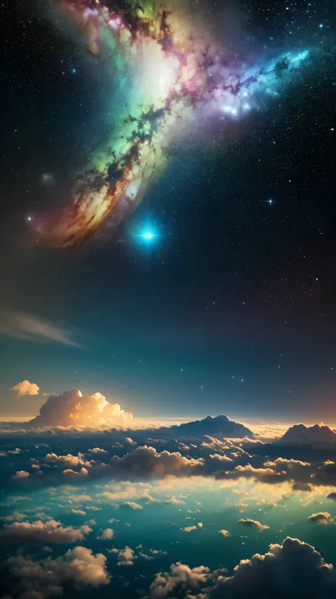 Breathtakingly beautiful、Create a surreal planetary image. On this planet, The sky is decorated with countless stars, Creating spectacular views that evoke the wonders of space.

An image aiming for the status of a masterpiece., And for that, Realism shoul...