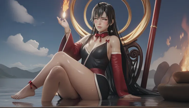 score_9, score_8_up, score_7_up, score_6_up, score_5_up, score_4_up, uncensored, yukinoshita yukino, absurdly long hair, grey eyes, black hair, very long hair, horny face, blush face, lips, naughty face, shiny skin, sweating, steaming body, curvy, voluptuo...