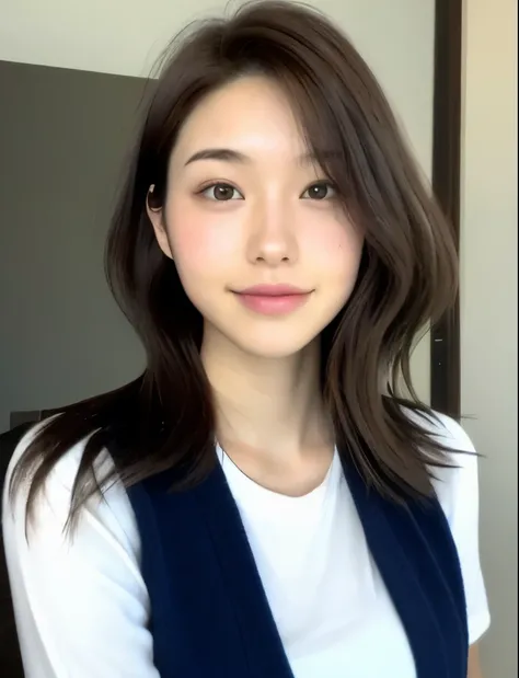 A very beautiful 20 year old Japanese woman,beautiful face,,lob hair , ,Because I&#39;m slender, sharp outline、brown skin:1.2、naked , change room,Beautiful symmetrical eyes, , cleavage , high quality, high detail, High resolution, Luminous Studio Graphics ...