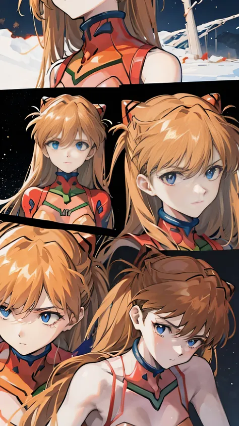 
ChatGPT
Claro, Here is a detailed description of the female character Asuka Langley Soryu from the anime Neon Genesis Evangelion:

Physical appearance: Asuka is a young woman with long, deep red hair., which is usually worn down or in twin pigtails. His e...