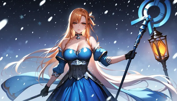 score_9, score_8_up, score_7_up, score_6_up, uncensored, Yuuki Asuna, absurdly long hair, orange eyes, orange hair, very long hair, lips, shiny skin, sweating, wet, wet hair, steaming body, heavy breathing, large breasts, detailed body, detailed eyes, expr...
