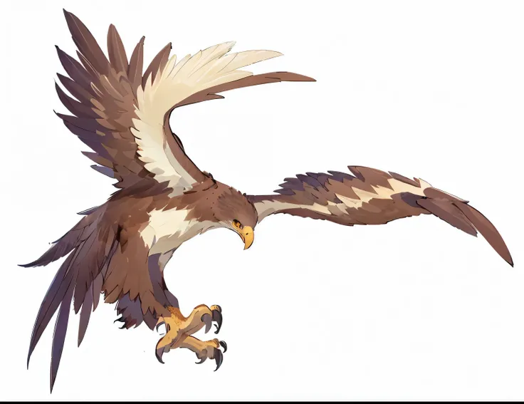 ，，Realistic，Carefully portrayed，Clear structure，猎eagle，eagle